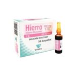 HIERRO ELEMENTAL 100MG /5ML I.V