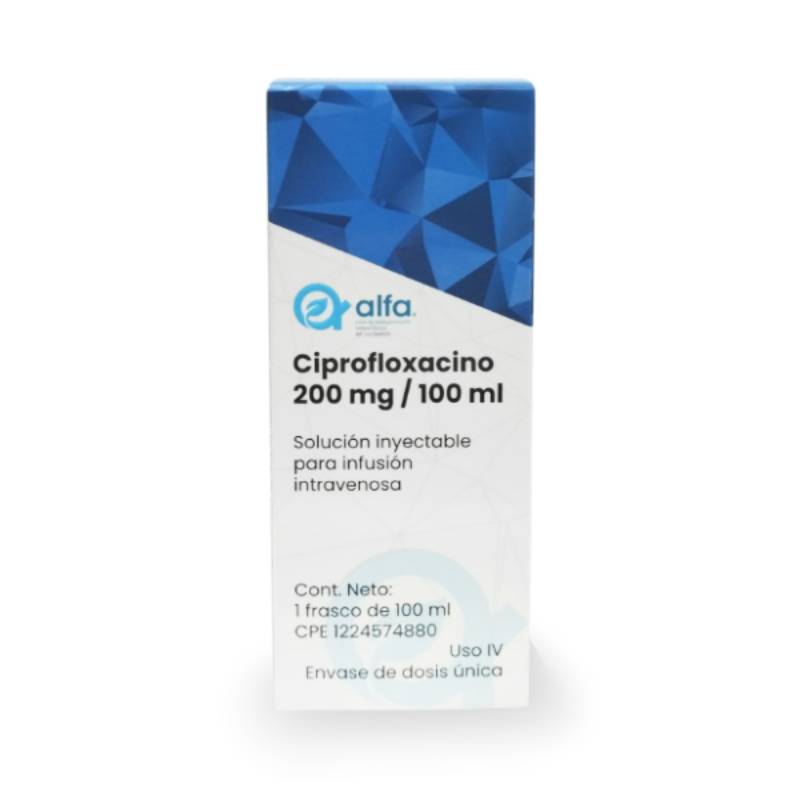 MED0092 CIPROFLOXACINA 200MG/100ML (CIPROALFA) - Imagen 1