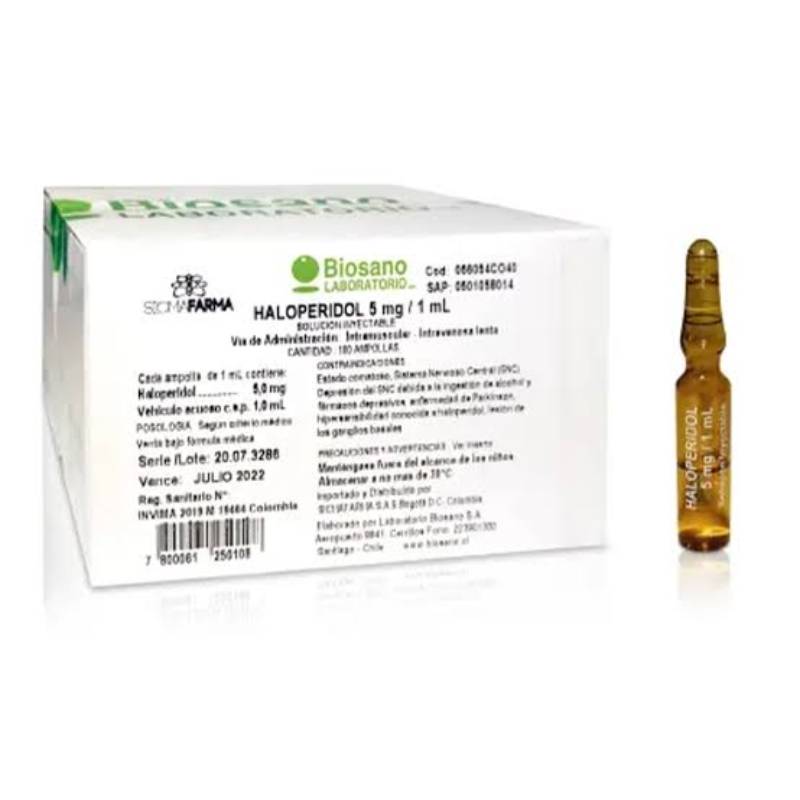 MED0099 HALOPERIDOL 5MG /1ML - Imagen 1