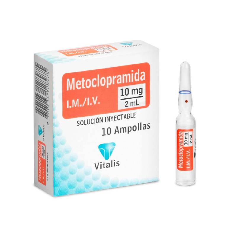 MED0389 METOCLOPRAMIDA 10MG/2ML - Imagen 1