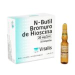 N-BUTILBROMURO DE HIOSCINA 20MG/1 ML I.M I.V SC