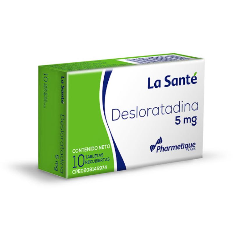 MED0556 DESLORATADINA 5MG CAJA X 10 TAB - Imagen 1