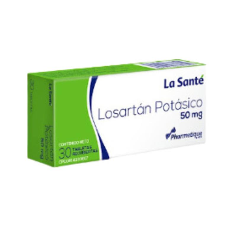MED0562 LOSARTAN POTASICO 50 MG CAJA X 30 TAB - Imagen 1