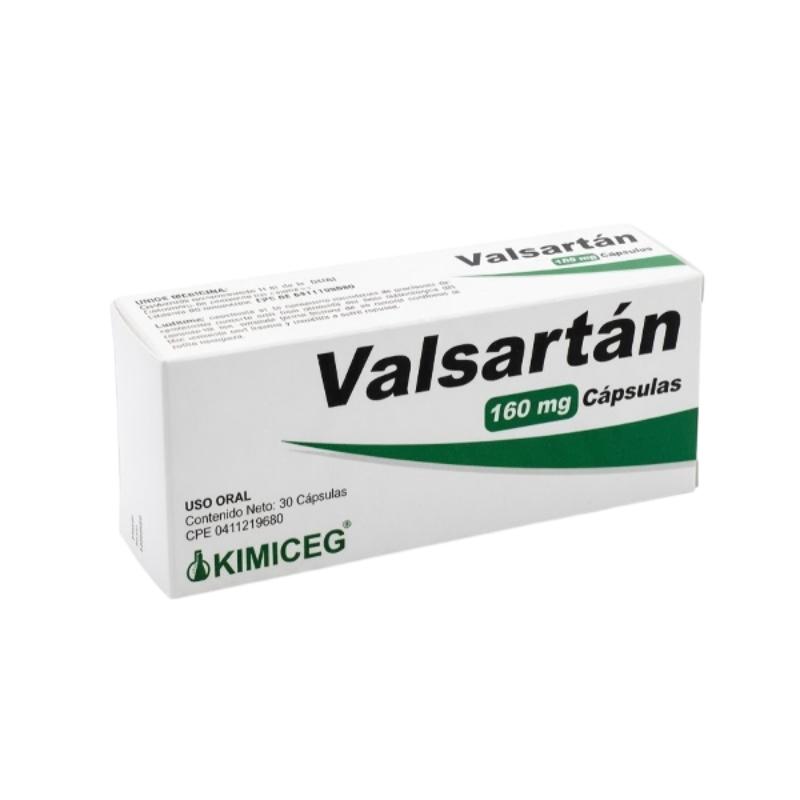 MED0570 VALSARTAN 160M,G CAJA X 30 CAP - Imagen 1