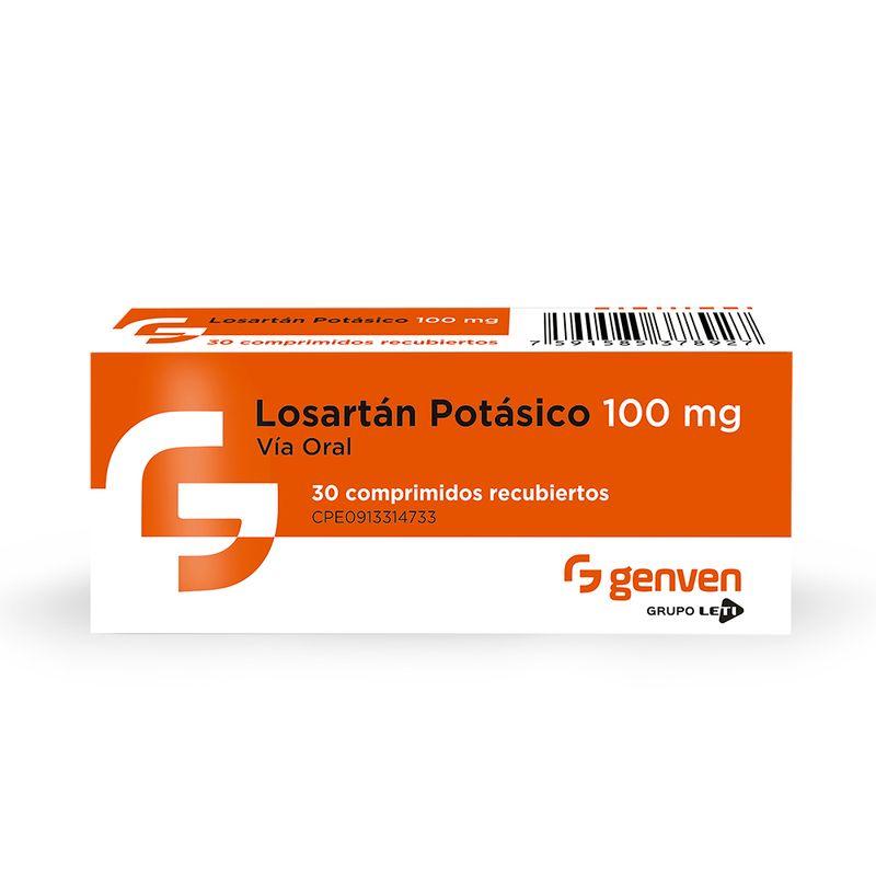 MED0571 LOSARTAN POTASICO 100 MG X 30 COMPRIMIDOS - Imagen 1